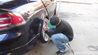 Acura TL camber and coilovers adjustment with new Work wheels