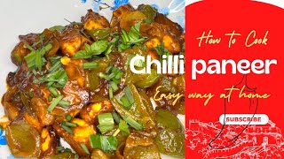 Chilli paneer/how to make chilli paneer//@HomeCookingShow