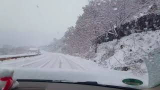 Audi Quattro Snow driving fast