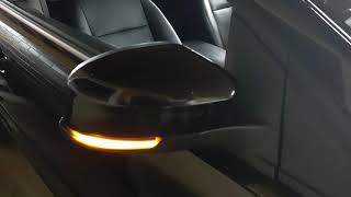 LED side lights with welcome mode