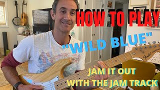 How to Play - John Mayer Wild Blue - (PRS Commercial Song) Guitar Lesson -Backing Track for Solos