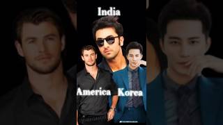 Korea vs India vs America #comparison#actors#heros#bollywoodvshollywood#excitingsurprise