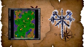 WarCraft III Reforged. Plunder Isle. Easy AI 50%. Undead vs. Human