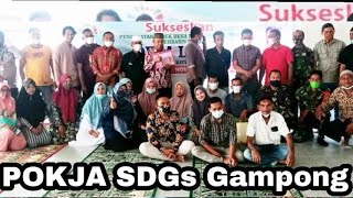 Pembekalan Pokja SDGs GAMPONG Sehingga Siap Melakukan Pendataan SDGs DESA 2021