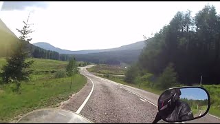 Green Welly Tyndrum to Inveraray bike ride GSX650F