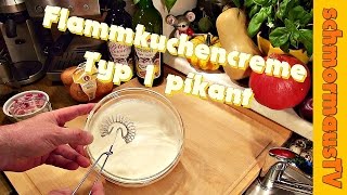 Flammkuchencreme - "Typ1 pikant" - Flammkuchen selber machen -