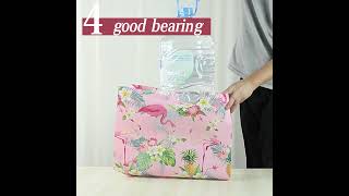 【Long time no see, new arrivals】Pink flamingo non woven spot bag