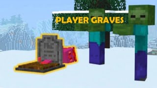 PLAYER GRAVE MOD | AB ITEM DESPAWN KI KOI PROBLEM NAHI HAI | MINECRAFT PE | GAMING YAS |  BUGWheel |