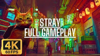 STRAY Full Gameplay Walkthrough (4K60FPS No Commentary)