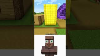 MINECRAFT : VILLAGER FILLER MOD LOGIC REACTION OI OI OI (EI EI EI MEME😂) #minecraft #shorts