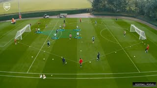 Positional Game | 5 v 5 + 2 Np + 2 GK | Arsenal FC 2023/24 | Mikel Arteta Training