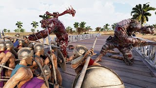 2 God of Troll Defense Bridge from 800,000 Spartans - Ultimate Epic Battle Simulator 2