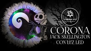 JACK SKELLINGTON CORONA DE HALLOWEEN /  DIY Manualidades Para Halloween