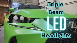 2017 Lexus IS Triple Beam headlights JDM | 3IS