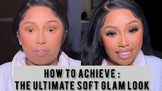 HOW TO ACHIEVE THE ULTIMATE SOFT GLAM LOOK USING POWDER //CLIENT TRANSFORMATION MAKEUP TUTORIAL