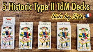 Tarot de Marseille COMPARISON: GS/F. Chosson 1672~ P. Madenie 1709, F. Heri 1718 & N. Conver 1760