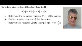 Solving Discreet-Time System using Fourier Transform