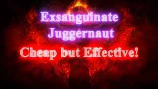 POE 3.19 Exsanguinate Juggernaut is Surprisingly Potent!