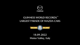 La più grande parata di vetture Mazda al mondo - Autodromo di Modena