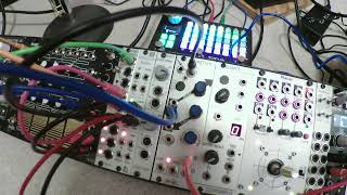 The same Zoia drone patch sequenced with Eurorack stuff