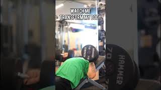 WATCH ME TRANSFORM MY BODY #motivation #shorts