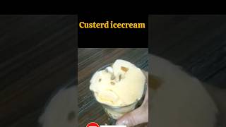 Custerd Icecream Recipe #shorts #viral #youtubeshorts #icecream #viral #food