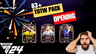 FC 24 Ultimate Team 83+ Team Of the Week Pack Opening !