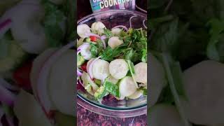 Receta de ensalada de pepino con brócoli facil y saludable