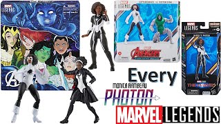 Every Marvel Legends Monica Rambeau "Photon" Captain Marvel Comparison List