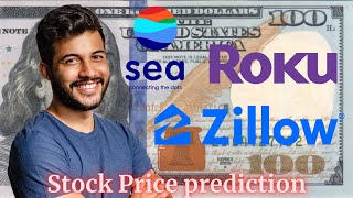 Zillow, Roku, Sea Limited  - Stock Price Prediction 2025