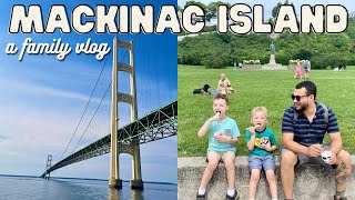 NORTHERN MICHIGAN VACATION VLOG! WE WENT TO MACKINAC ISLAND & ST. IGNACE FOR FAMILY CAMPING!