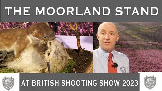 Showing the public predation and burning - a very innovative stand - British Shooting Show 2023