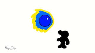 Animacion de Kirby Azul