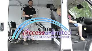 Multi-Lift | Quick-Mount | Mid to Passenger Front Transfer in a Ram Promaster 2500