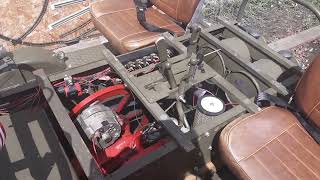 Idling My Fairmont M19 Rail Inspection Car (AKA Speeder) Built 1942