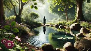 Serenity by the Pond | Relaxing Flute Music with Rumi’s Reflection