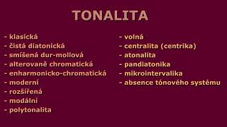 Tonalita - výklad