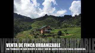 SE VENDE FINCA ECOSOSTENIBLE EN SANTA ROSA DE CABAL, COLOMBIA-INFORMES: WHATSAPP +57 3246854417