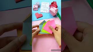 Cute paper craft idea...😊✨ #diy #love #shorts #craft #newlyartandcraft