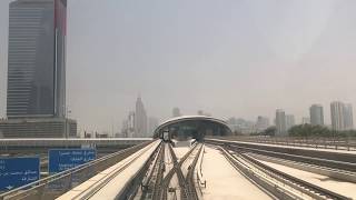 Visit Dubai with metro Dubai Marina Station