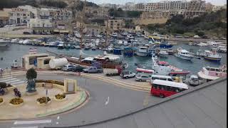 Malta. Red bus