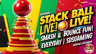 🔴 Live Stack Ball 3D Highest Score 💪 Challenge #shorts #viral @SDSGAMING.