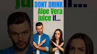 The shocking truth about aloe vera juice: What you need to know #shorts