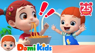 美味的面条 | Pasta Song |  熱門TOP | 人氣兒歌 | Kids Song | 童謠 | domikids | 寶貝多米