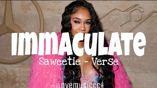 Saweetie - Immaculate [Verse - Lyrics]