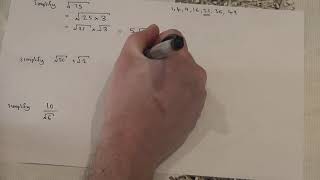 How to simplify SURDS (3 Golden Rules for Radicals) : Maths Revision Video