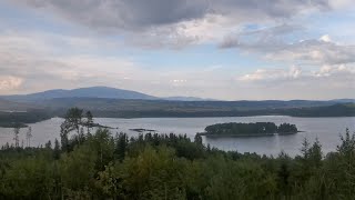 Słanicka Wyspa na Zalewie Orawskim - widok z Pilska.