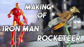 "Rocketeer Flight Test" Feat Marvel Legends Iron Man Stop Motion BTS