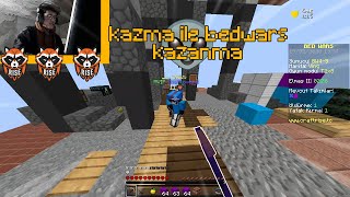 KAZMA ILE BEDWARSLA OYUN KAZANMA-!!!minecraft craftrise bedwars