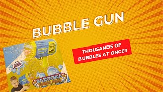 Bubble Gun -- Thousands  of Bubble at Once!!